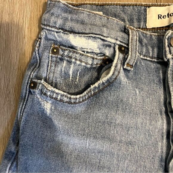 Women's Reformation Serena High Rise Skinny Jeans Button Fly - Picture 4 of 15